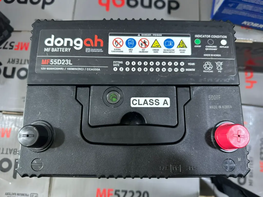 Battery Dongah MF55D23L 60 AH